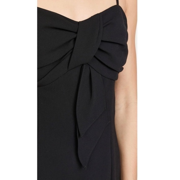 Shoshanna Fiona Bow Bodice LBD Bodycon sleeveless Mini Dress Size 4 - Picture 6 of 9